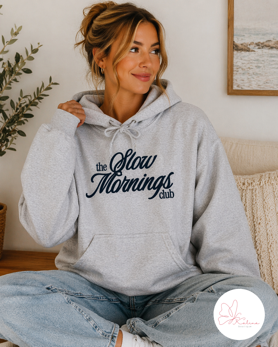 Slow Mornings Club Hoodie