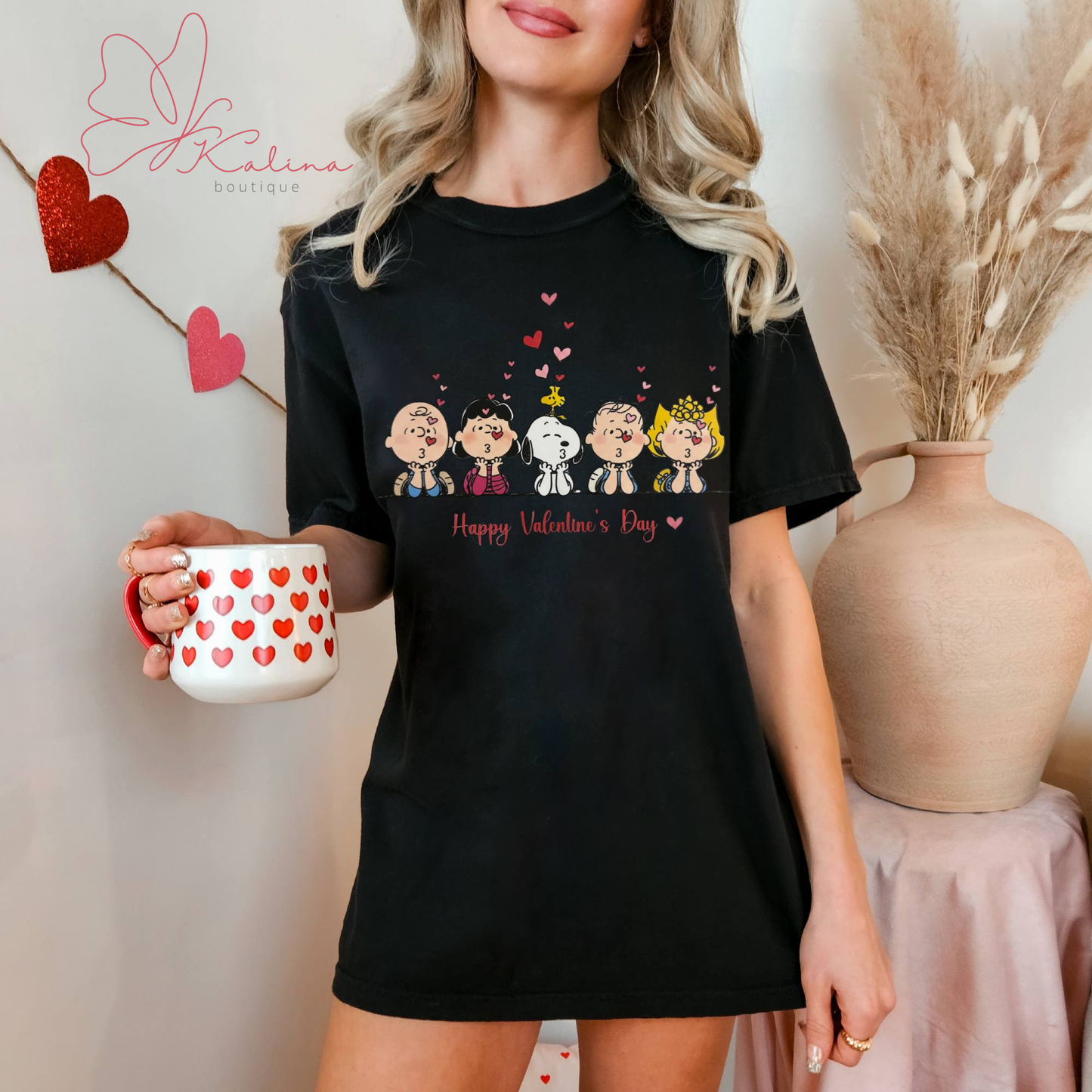 Kissing Cartoons Valentine's Tee