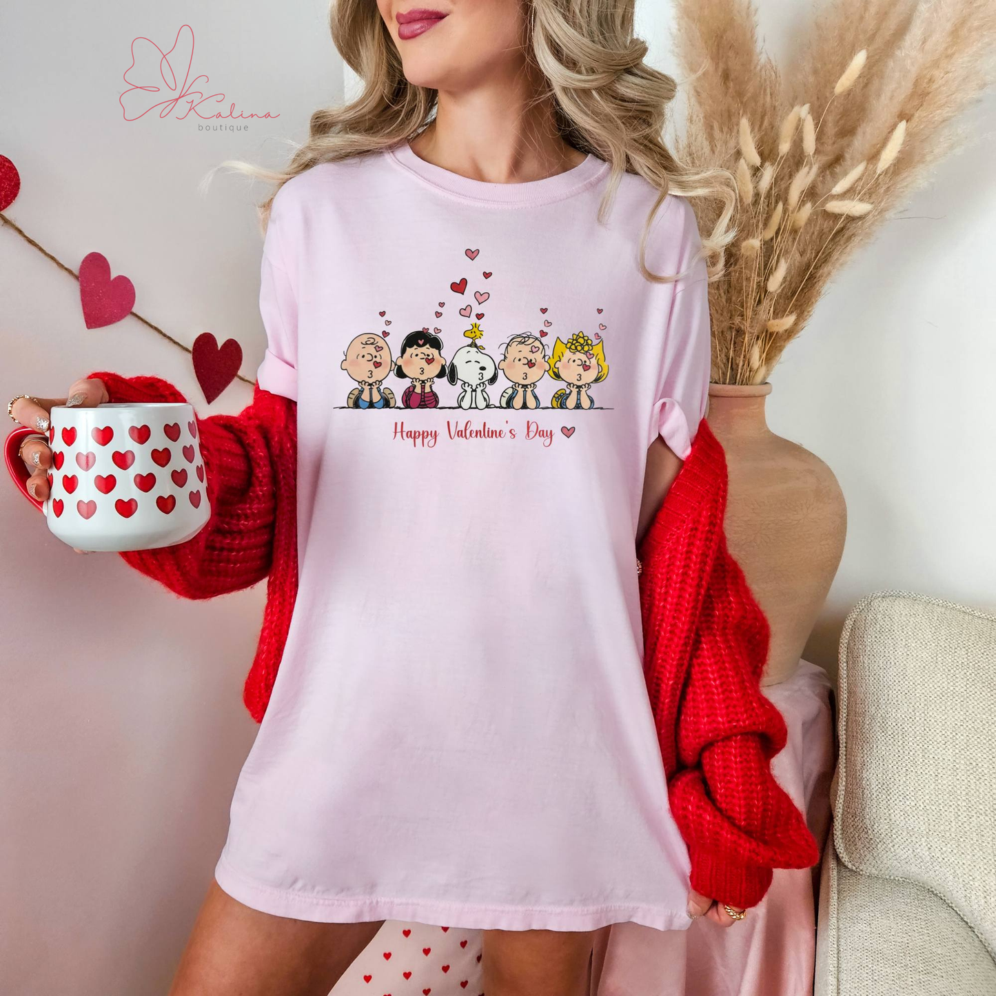 Kissing Cartoons Valentine's Tee