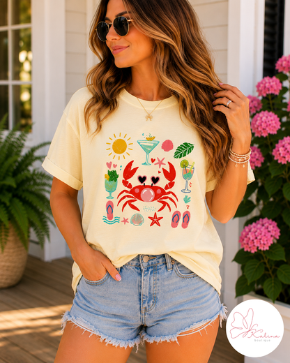 Salty Crab Summer Tee