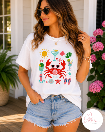 Salty Crab Summer Tee