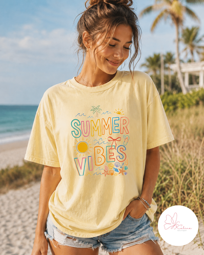 Sunny Days Summer Vibes Tee