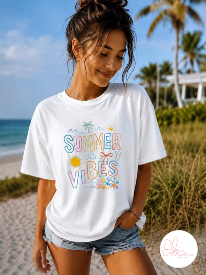 Sunny Days Summer Vibes Tee