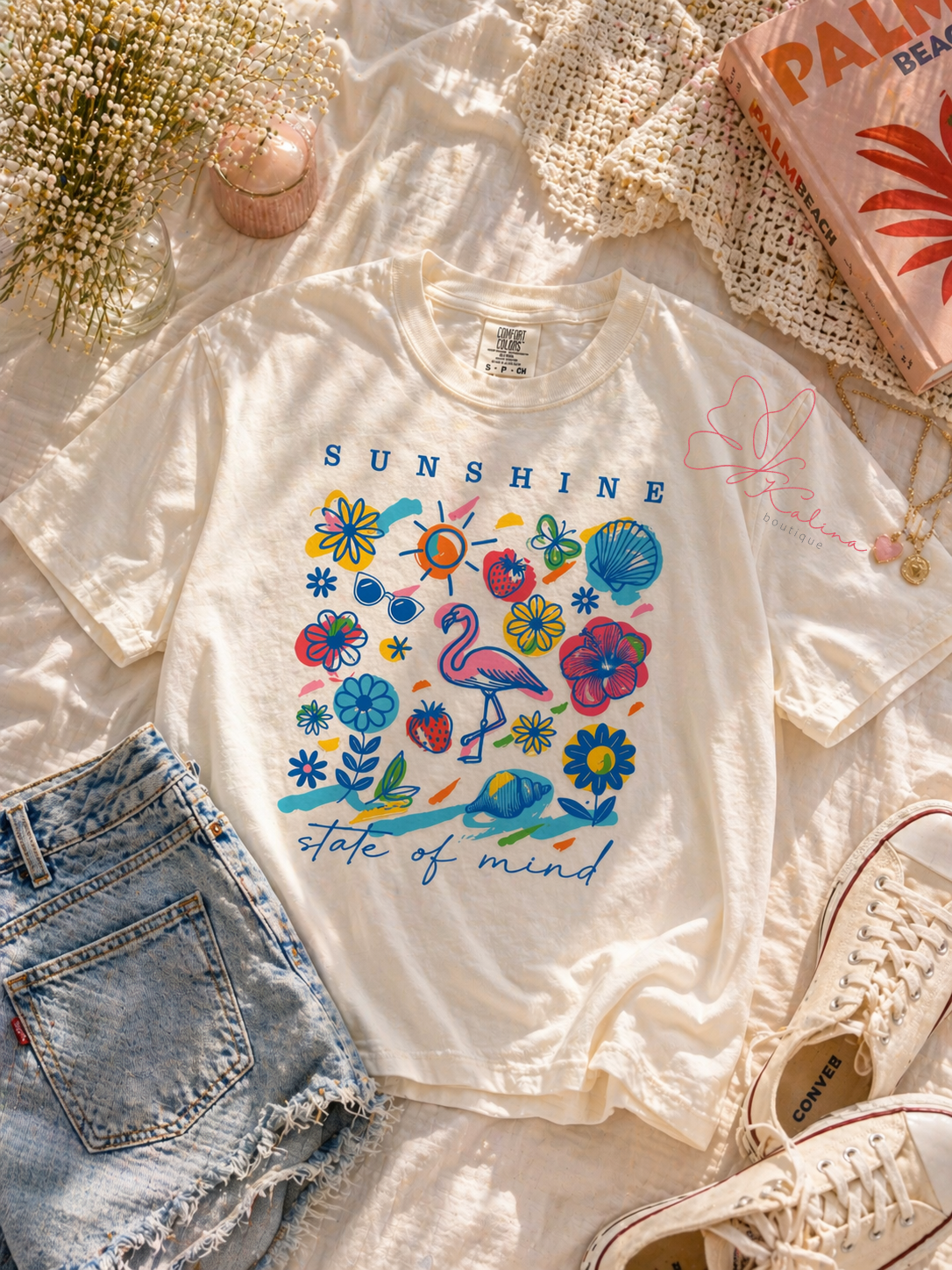 Sunshine State of Mind Crop Tee