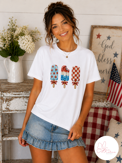All-American Popsicle Graphic Tee
