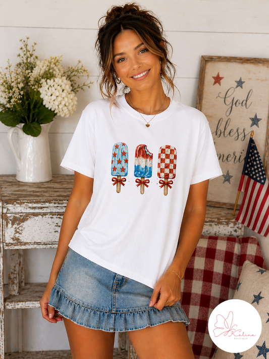 All-American Popsicle Graphic Tee