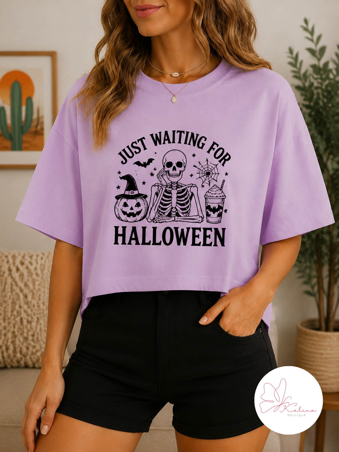 Just Waiting for Halloween Tee