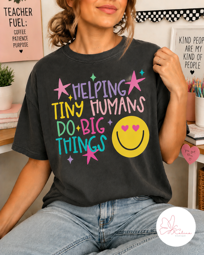 Helping Tiny Humans Do Big Things Graphic