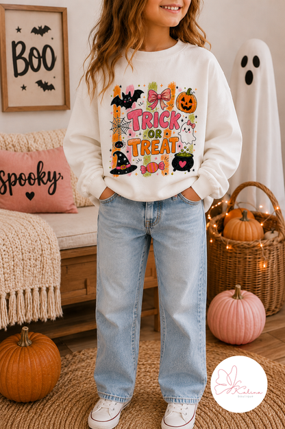 Kids Trick or Treat Graphic Tee