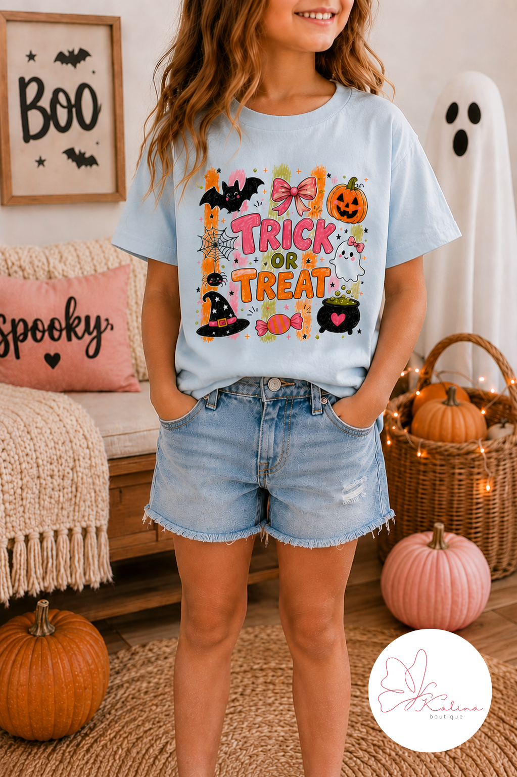 Kids Trick or Treat Graphic Tee