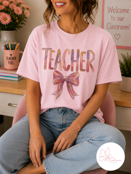 Teacher Bow Graphic