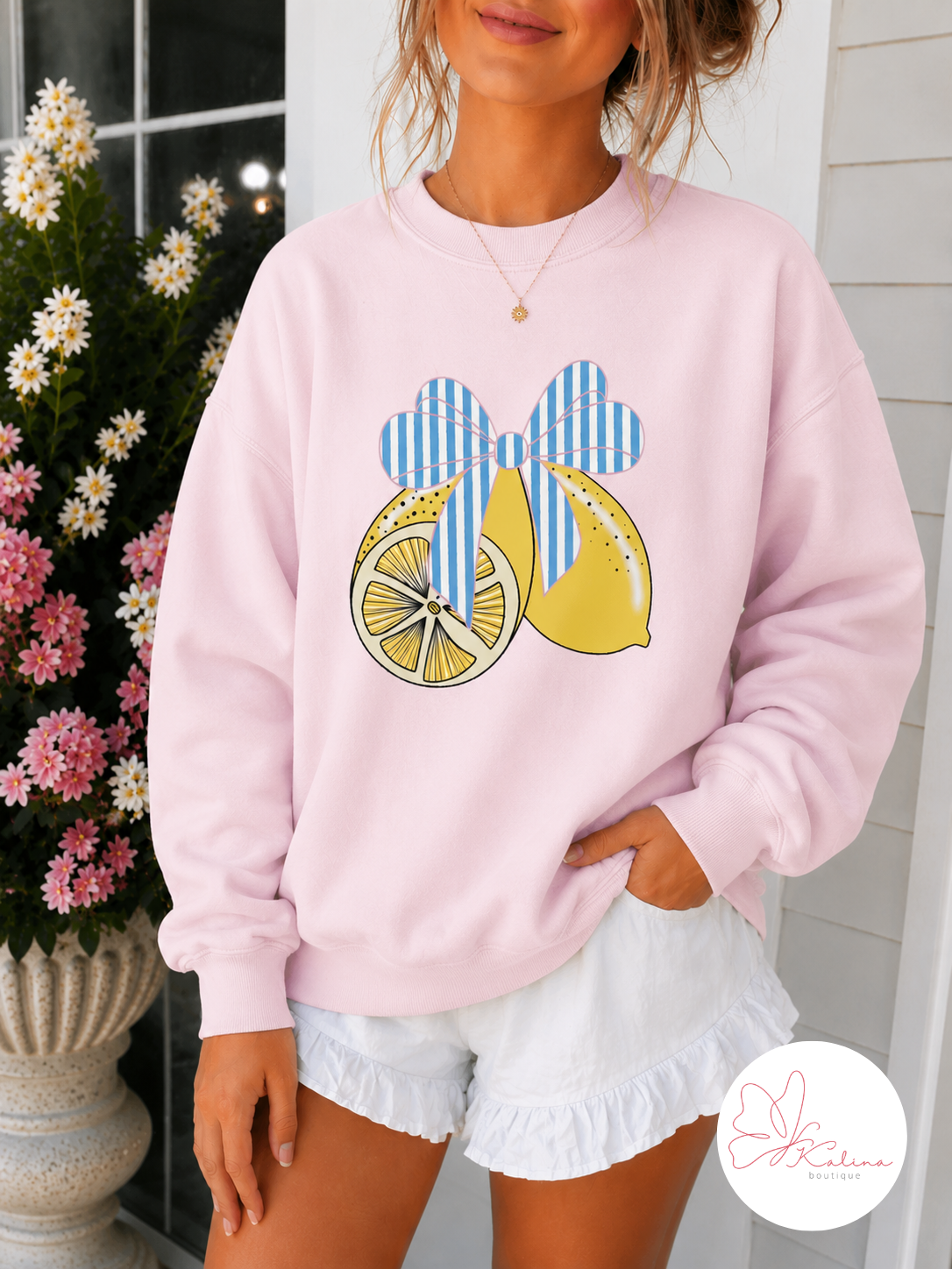 Pretty In Pink Lemon Graphic
