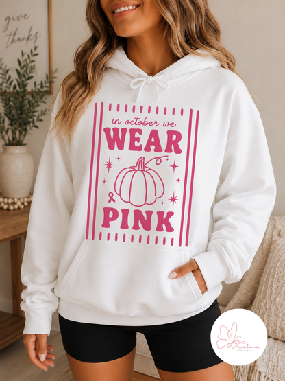 Pink October Retro Graphic