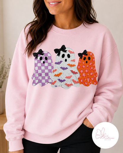 Girly Ghosts Halloween Graphic