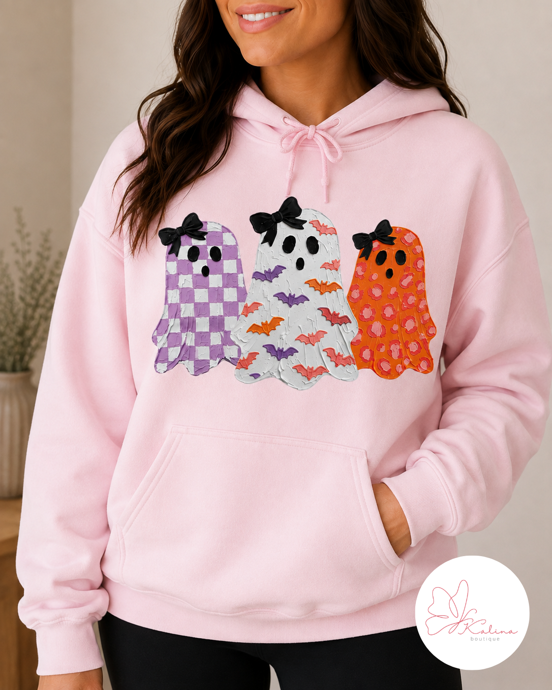 Girly Ghosts Halloween Graphic