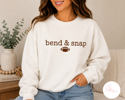Bend & Snap Football Graphic