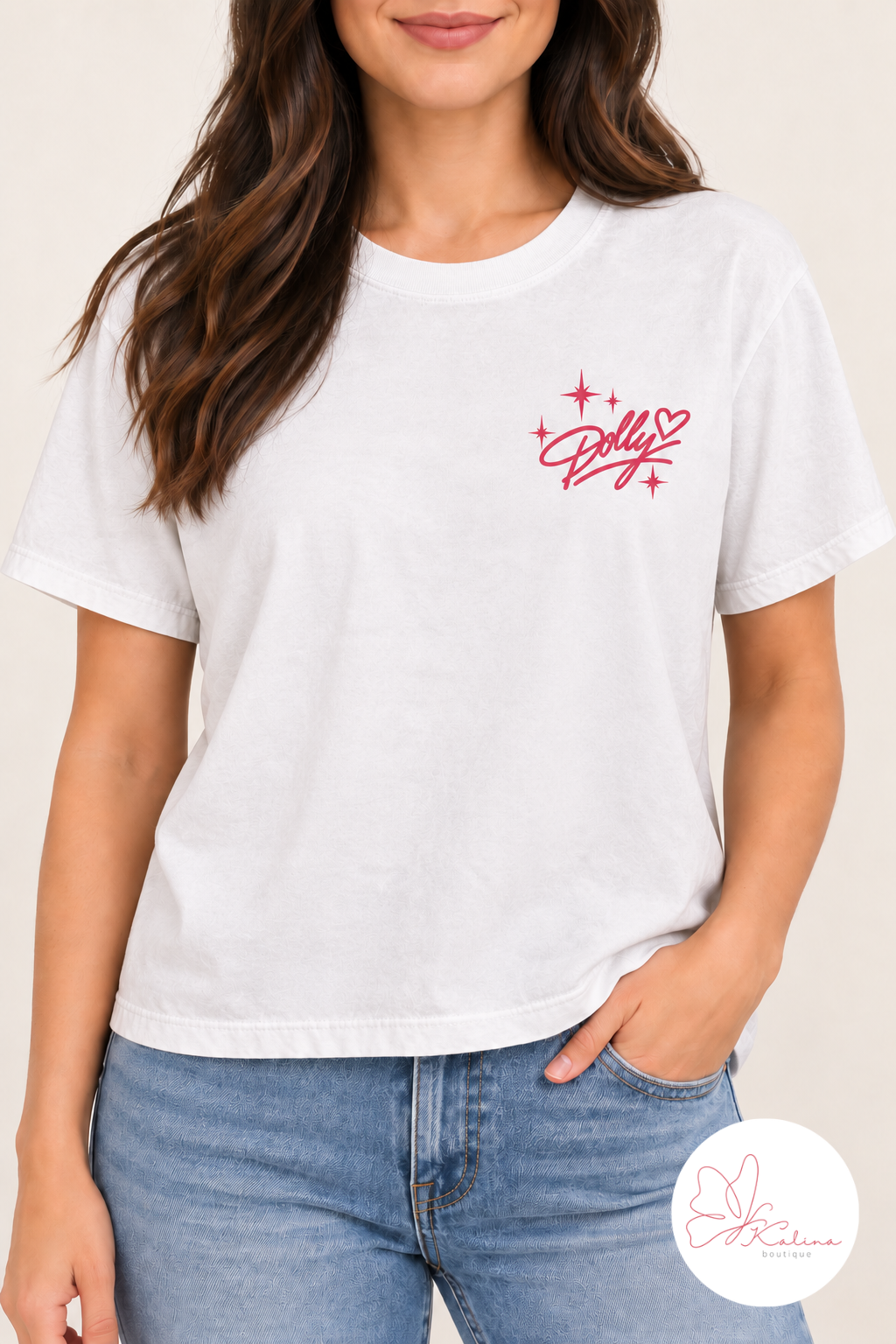 Dolly Queen of Hearts Tribute Tee – Front & Back Design