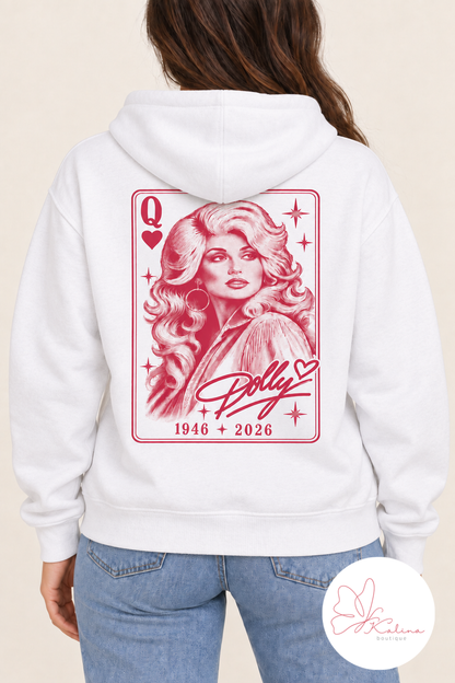 Dolly Queen of Hearts Tribute Tee – Front & Back Design