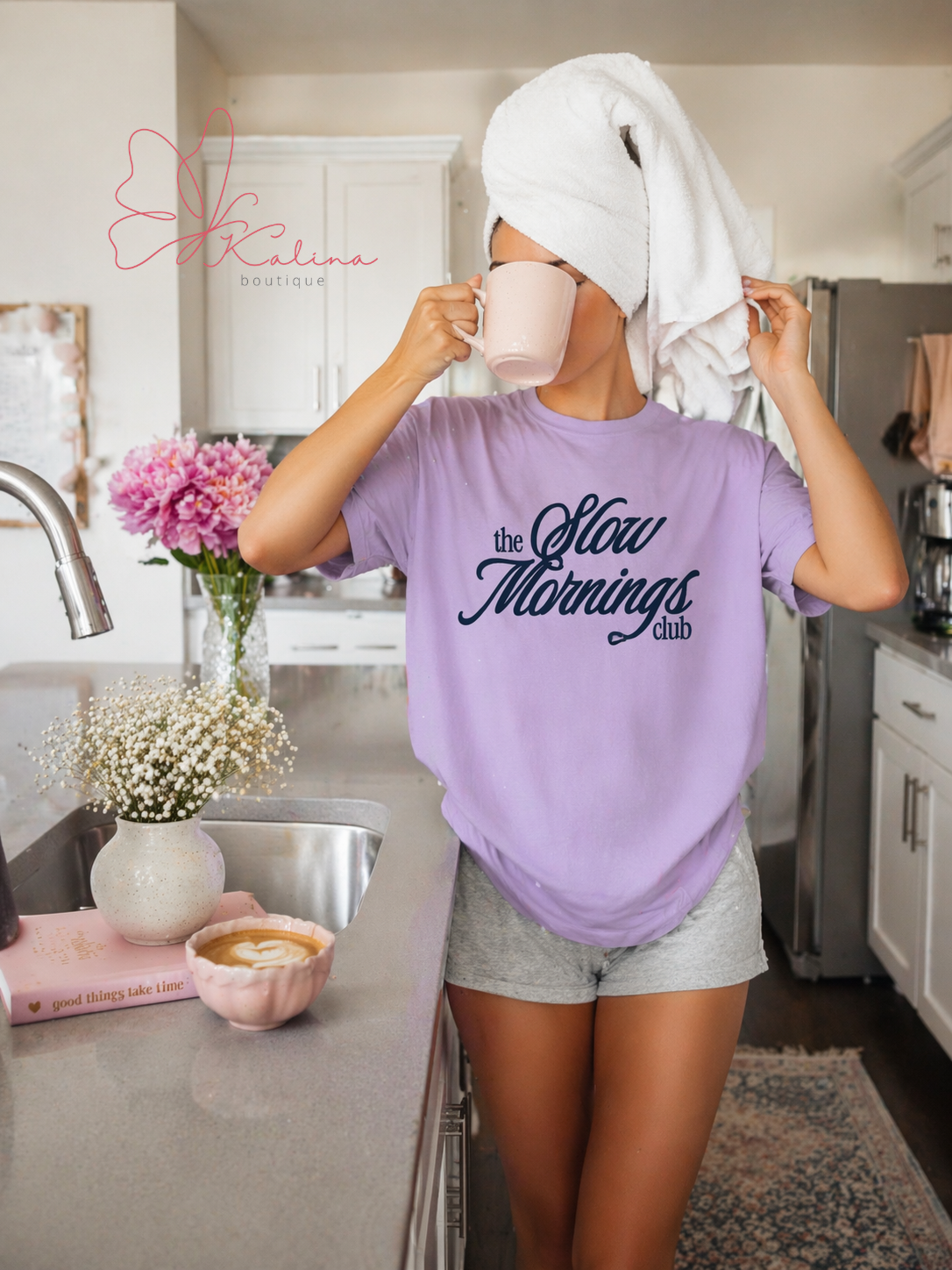 Slow Mornings Club Tee