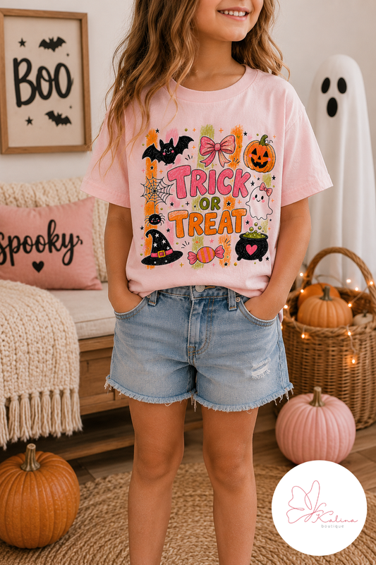 Kids Trick or Treat Graphic Tee