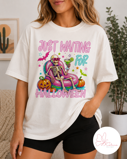Just Waiting for Halloween Graphic Tee