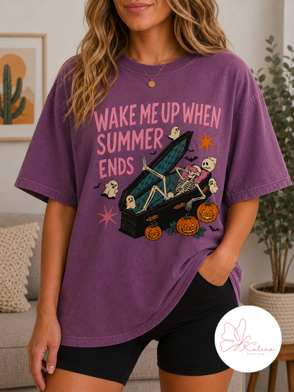 Wake Me Up When Summer Ends Graphic Tee