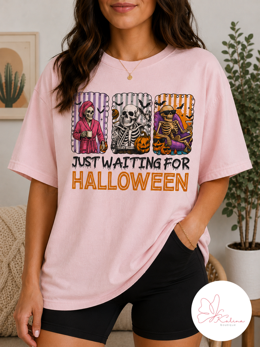 Just Waiting for Halloween Graphic Tee