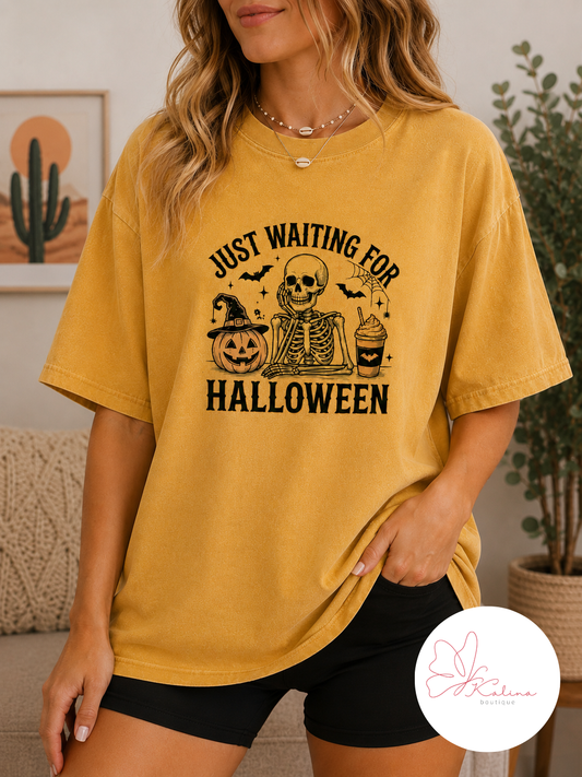 Just Waiting for Halloween Tee