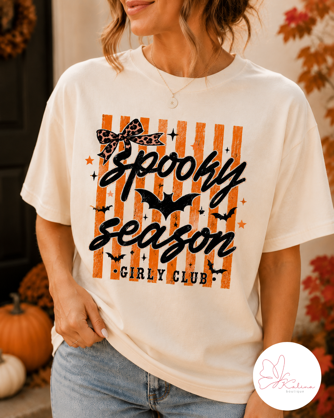 Spooky Season Girly Club Tee
