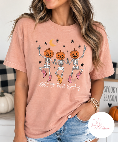 Let’s Go Boot Spookin’ Halloween Graphic