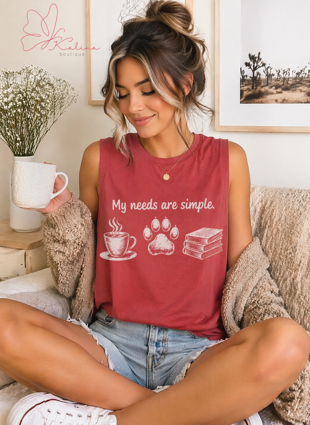Simple Needs Graphic Tank