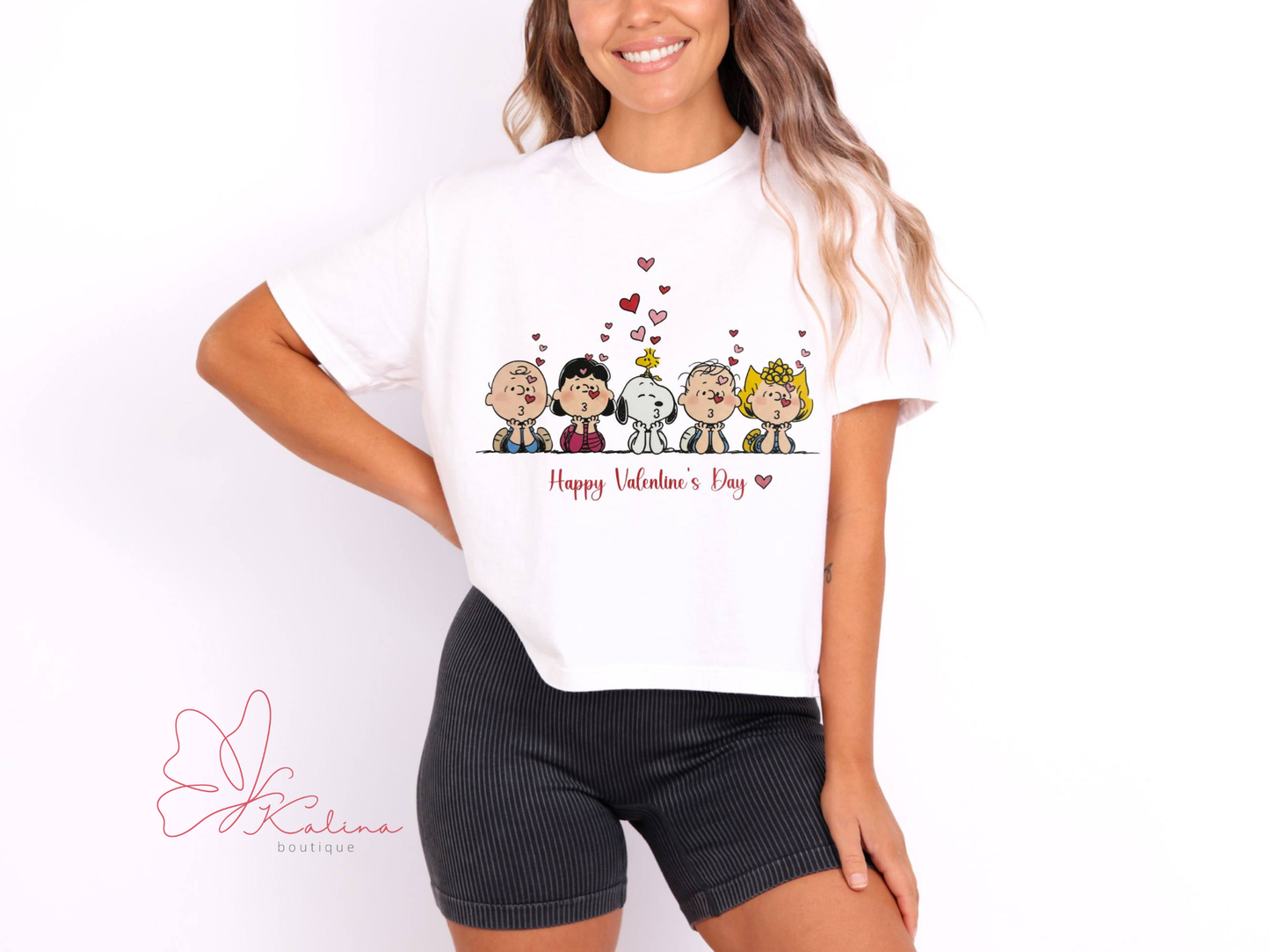 Kissing Cartoons Valentine's Crop