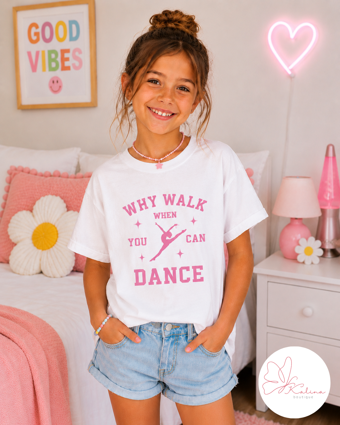 Why Walk When You Can Dance Kids Tee