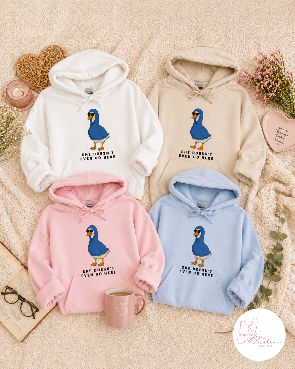She Doesn't Even Go Here Hoodie